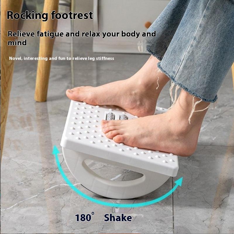 Portability Foot Rest Under Desk Footrest Ergonomic Foot Stool With Massage Rollers Foot Rest For Home Office