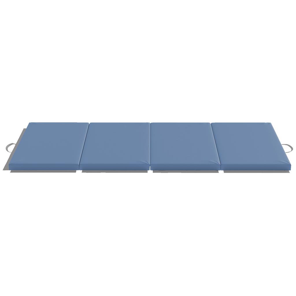 Foldable Gymnastics Mat, 180 x 80 x 5 cm, Light Blue