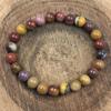 8mm Natural Mookaite Gemstone Round Beads Handmade Jewelry Unisex Stretch Bracelet 7.5" For Gift RBB-44