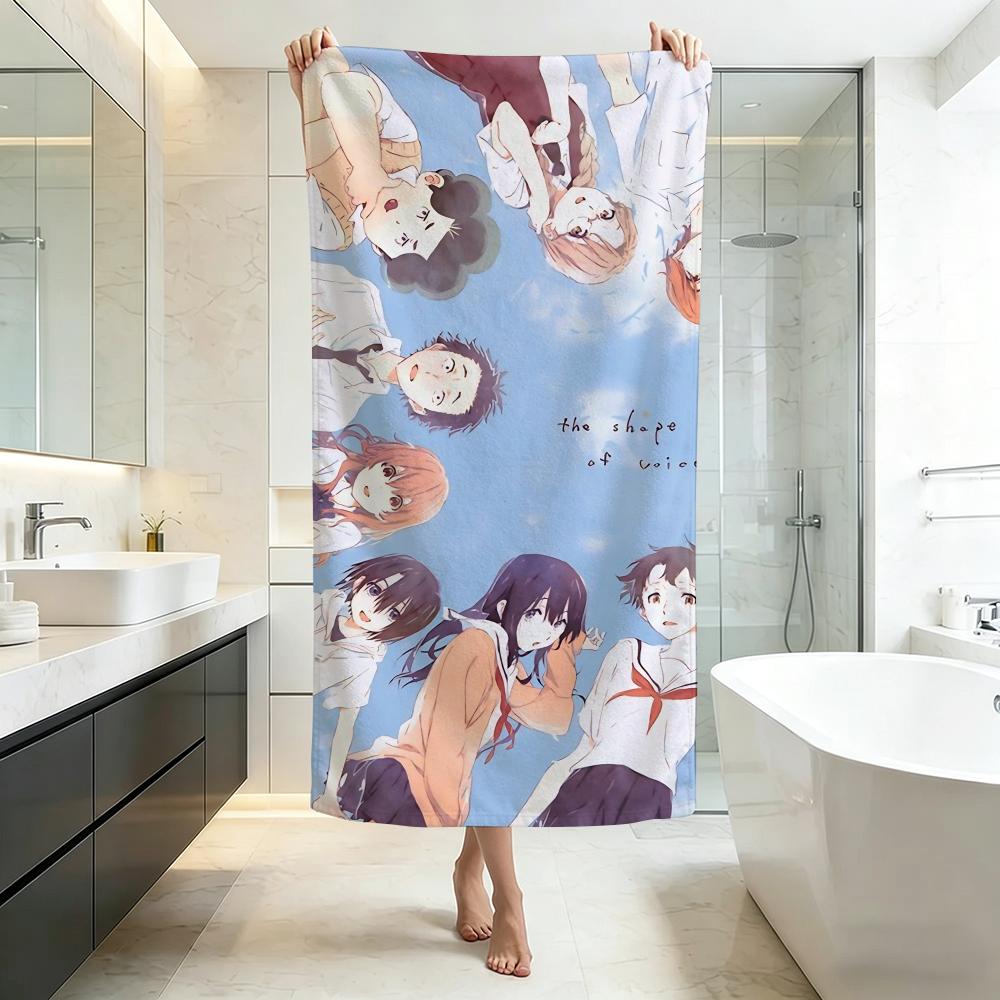 Touching-A Silent VoiceS Towel Five-Star Hotel Quality Eco-Friendly Ultra Soft Thick Towels & Beach Towels