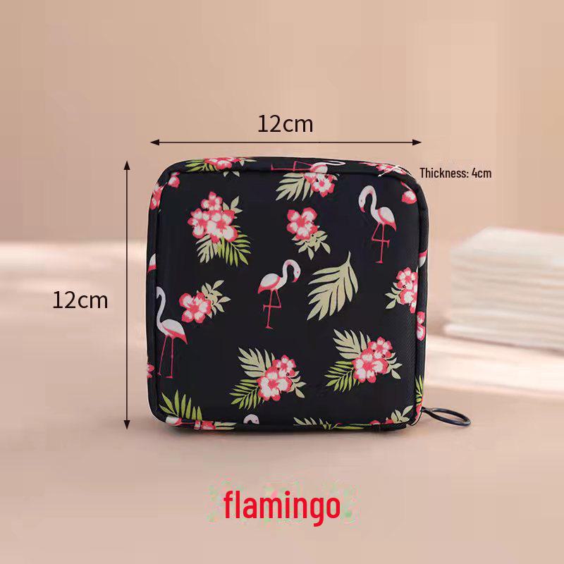 Large Capacity Cute Cartoon Sanitary Napkin & Lipstick Storage Bag
