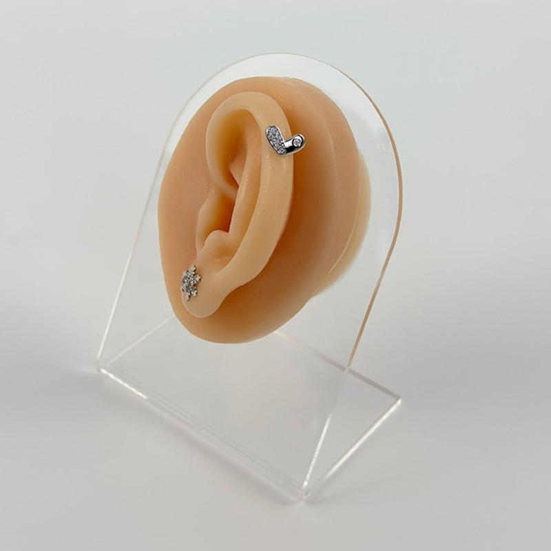 Professional Silicone Body Facials Piercing Trainer With Realistic Skin Texture For Dental Education And Aesthetic Labs