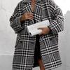 Women's Winter Wool Coat Thick Lined Warm Jacket for Autumn