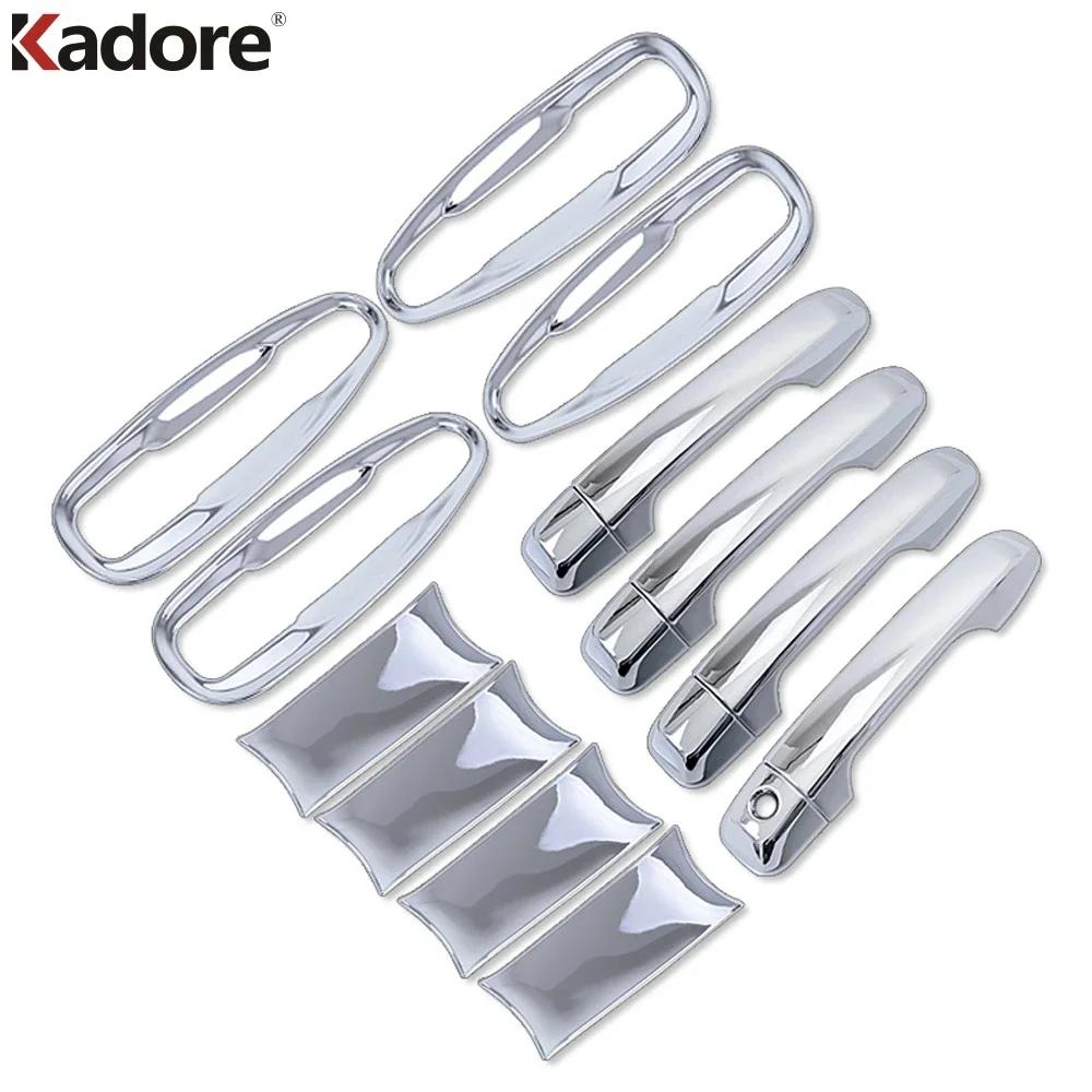For Toyota Prado J150 2010 2011 2012 2013 2014 2015 Chrome Car Door Handle Cover Trim Side Door Handle Bowl Cup Accessories