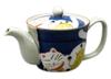 Cat-shaped Teapot, Lucky Cat (Blue), Japan Souvenir, Gift, Present