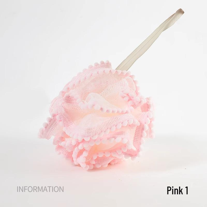 

Luxurious Large Soft Bath Shower Puff for Women - Durable, Foamy Scrubbing and Back Exfoliation.