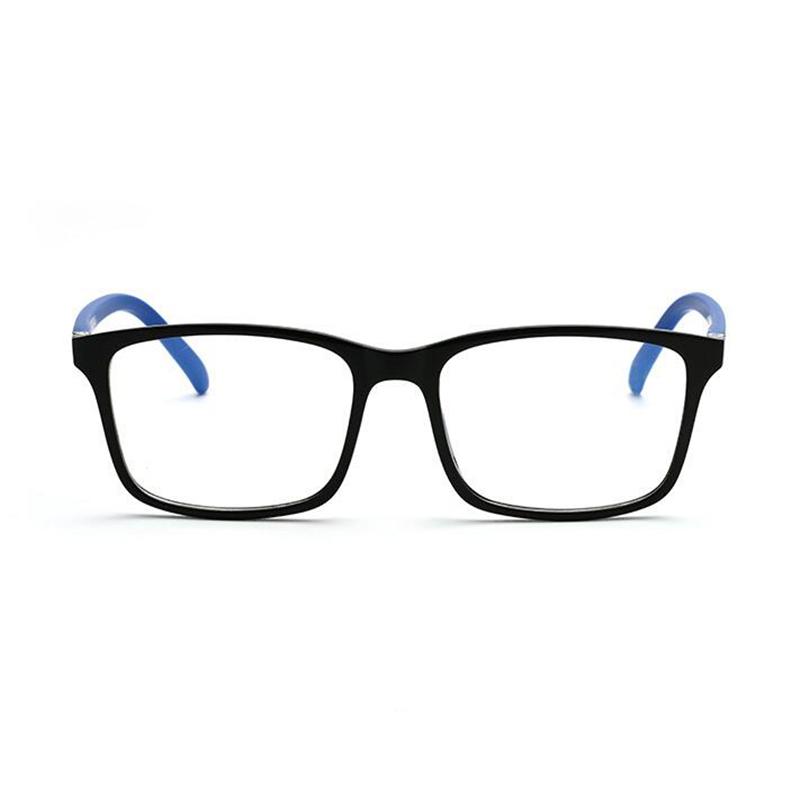 TR90 Spring Leg Square Optical Eyeglasses Women Anti Blue Light Prescription Glasses 0 To -6 0