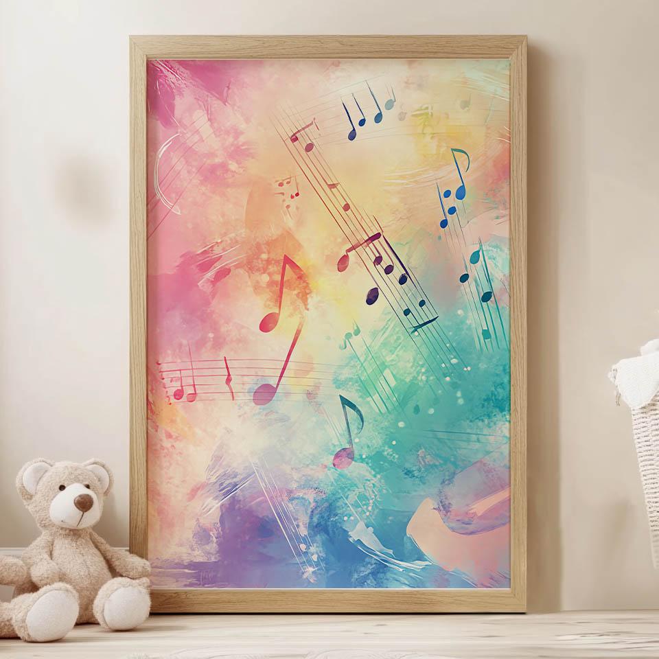Plakat Radosna Melodia Plakat Radosna Melodia, 40X50 Cm, Bez Ramy, Papier Matowy 230 Gsm