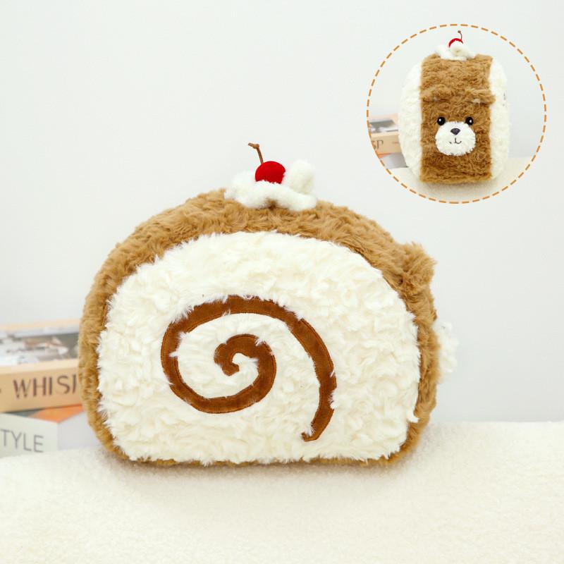 Bread Plush Bear Toy Animal Stuffed Doll Bedroom Decoration Kids Gifts Cute