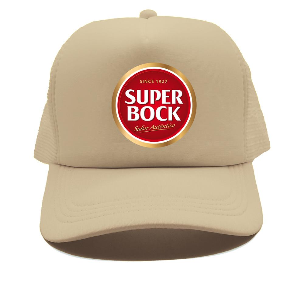 Berretto Trucker Super Bock Unisex Cappello Divertente Cappellino da Baseball Fresco Estivo Cappellini Unisex a Rete