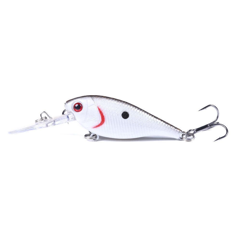 Floating Minnow Lua Bait8CM 7G 6Large Tongue Board Long Casting Bionic Lure Freshwater Saltwater Universal Fishing Bass Fake Bai