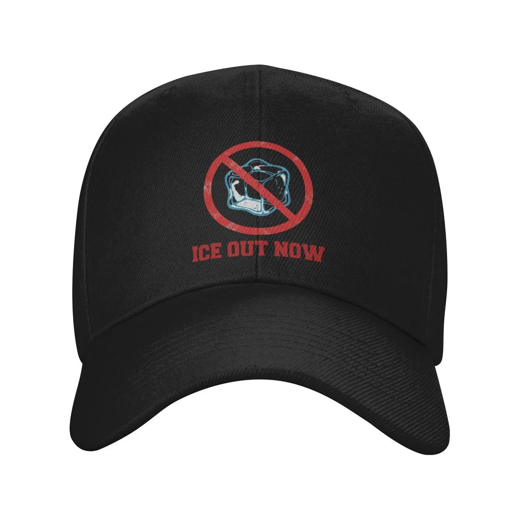 Unisex Women Ice Out Anti Ice Minneapolis Abolish Ice Hats Trendy Baseball Cap Dad Hat Casual Headewear Adjustable Fit