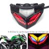 Precise For Kawasaki Ninja 300 LED Rear Tail Light With Integrated Red Brake Light & Turn Signals Lights