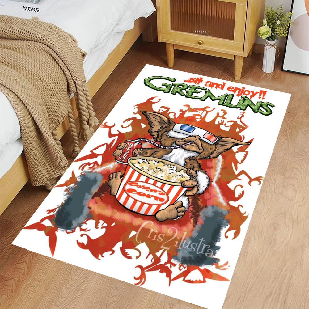 Gremlins Floor Mat Suitable For Playrooms Kitchen Foyer Balcony Antislip Carpet Decorate Offices Perfect Gift For Womenmen