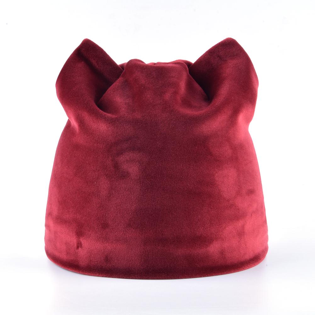 Women Autumn and Winter Beanie Hat Russian Warm Caps Women's Cat Beanies Ear flaps Hat Ladies Hats