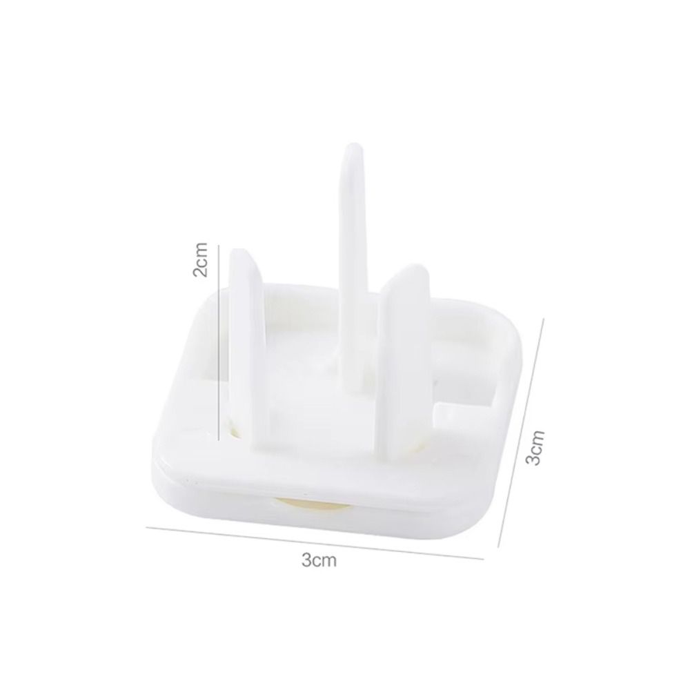 50pcs Solid Color Child Switch Socket Protector Safety Power Socket Cover  Home Electrical Safety