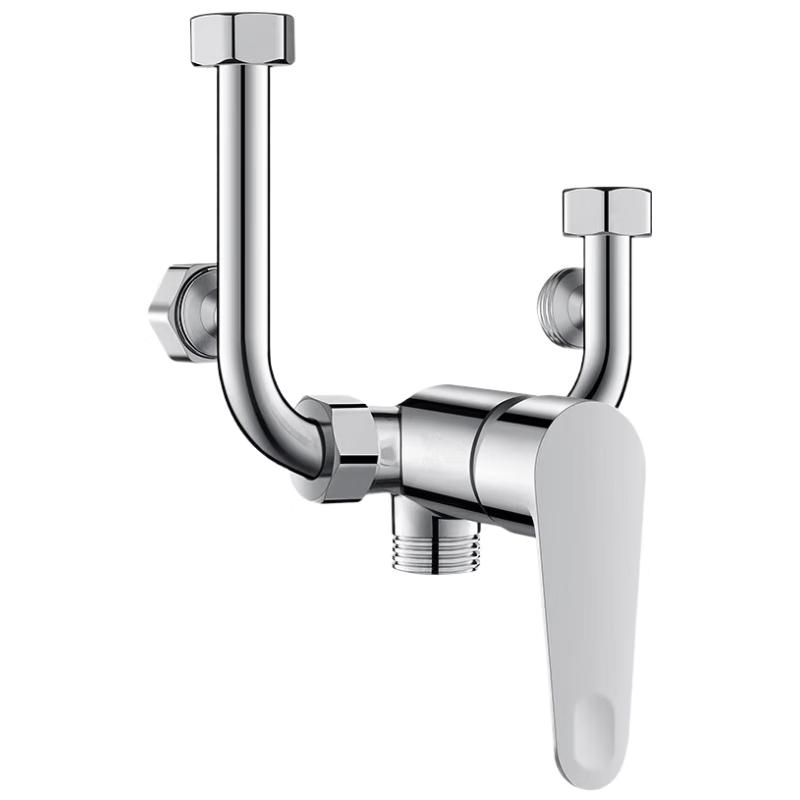 WUZORY German Brass U-shaped Shower Mixer Valve for Electric Water Heater German Craftsmanship, 20-Year Warranty