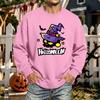 Men's Halloween Printed Long Sleeve T-Shirt Crewneck Casual Sports Top Unisex for Couples