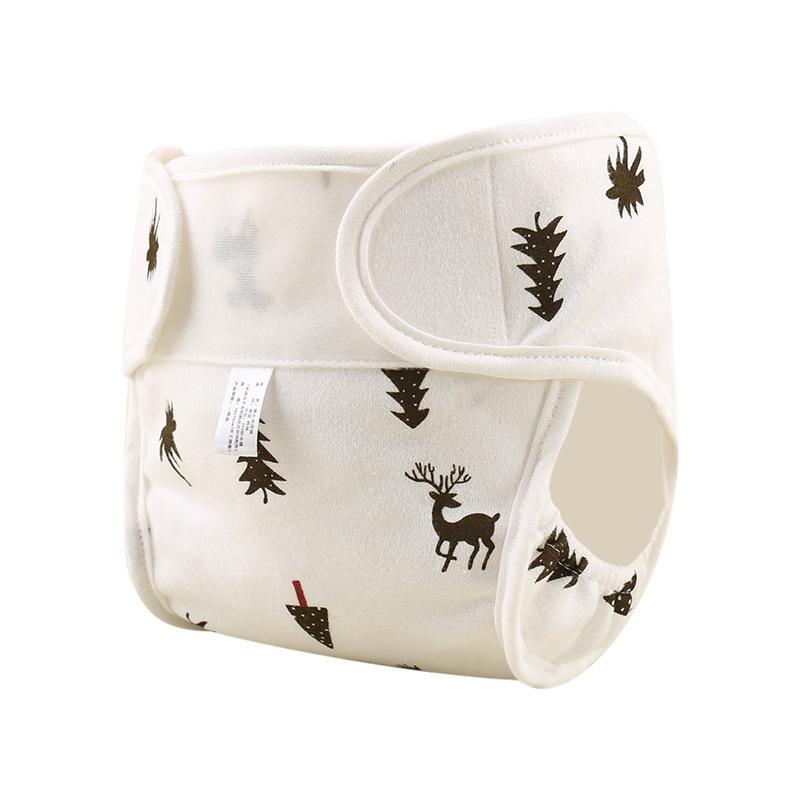 Baumwolle bedruckte Windel Baby Cartoon wasserdichte Windelhose Dreidimensionale Anti-Seitenleckage Neugeborenen Baby Windeltasche