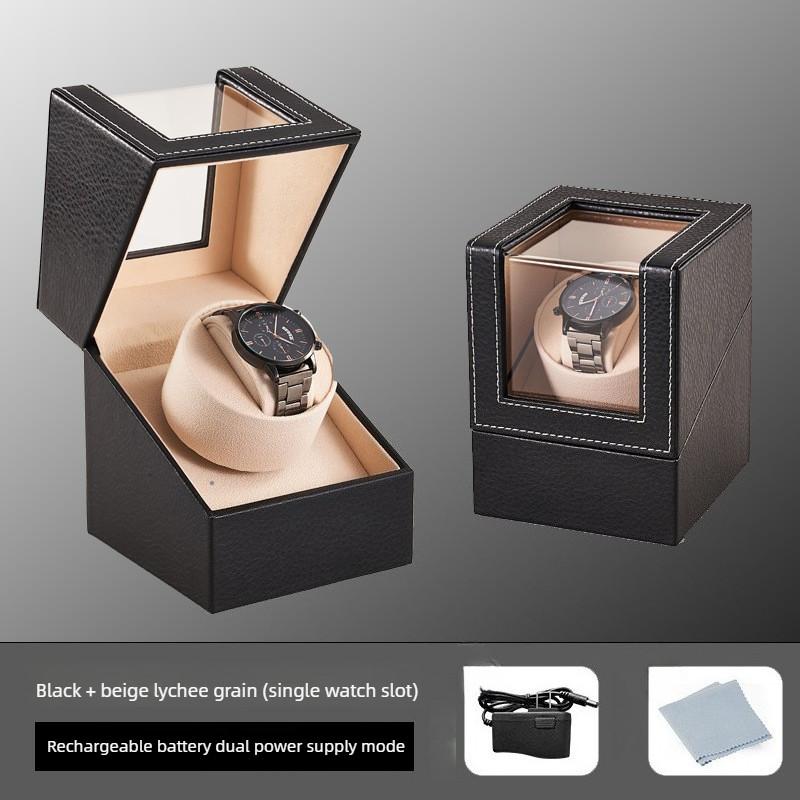 Five Gear Adjustment Watch Storage Box Mechanical Watch  Automatic Winding Watch Box Single Head Electric Watch Winder
