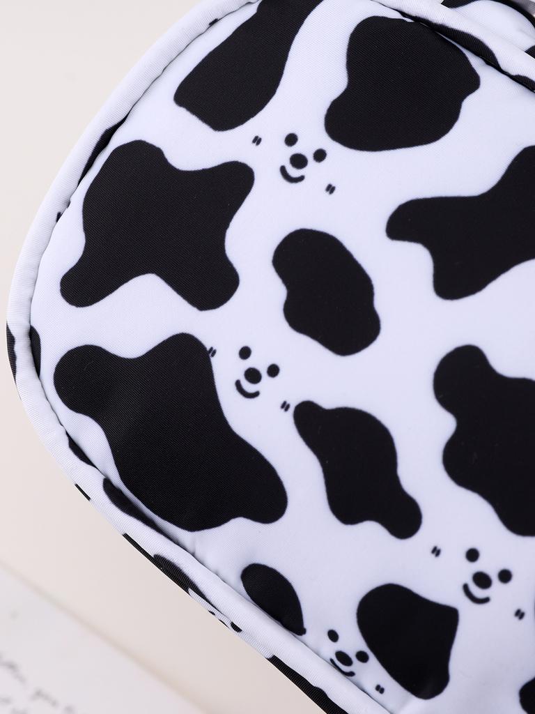 Cow Pencil Case Multi-Layered High-Capacity Pencil Pouch Gift Office School Stationery Back-To-School Stationery Pencil Case