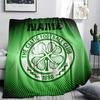Custom Name,Celtic Football Club Printed Flannel Blanket, soft throw for bedroom sofa, washable, Christmas present, great gift.