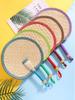 Summer Portable Large Palm Leaf Fan, Traditional Style for Children and Babies, Summer Cooling Hand Fan, Small Banana Leaf Fan