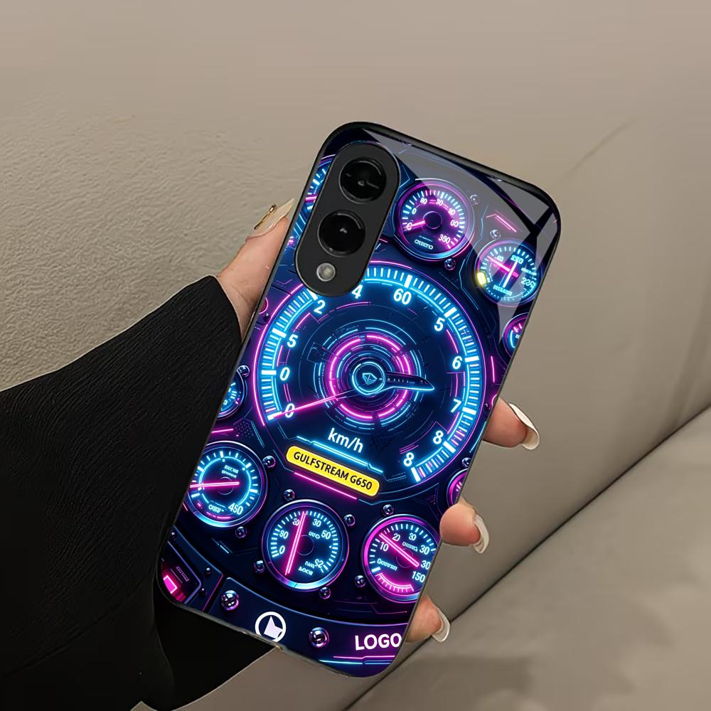 Stylish Cyberpunk Aviation Phone Case S26 Ultra Case S25 Ultra Case Glass for Samsung Galaxy S26 S25 S24 S23 S22 FE,Ultra,Plus