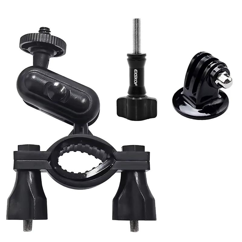 Adjustable Bicycle Handlebar Mount Bike Holder for GoPro 13 12 11 10 9 8 SJCAM Insta360 AKASO DJI Osmo Action Camera Accessories