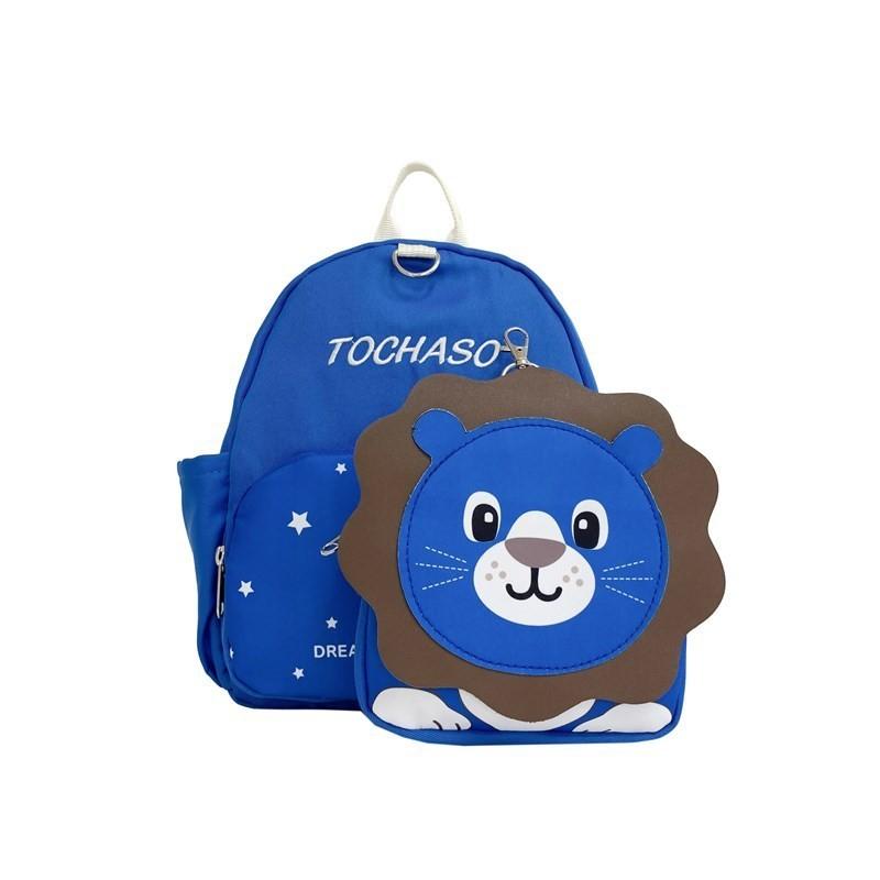 Cute Animal Pattern Childrens School Bag Lightweight Spinal Protection For Kindergarten