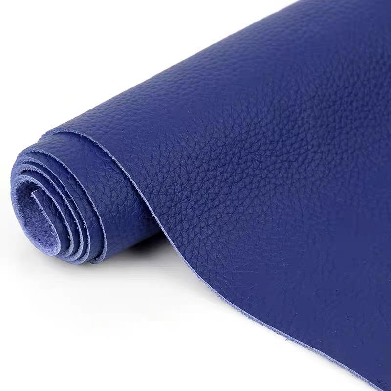 

Genuine leather, navy blue color, top layer cowhide, handmade DIY material, leather fabric, whole cowhide sofa, soft foreskin 40x60cm синий