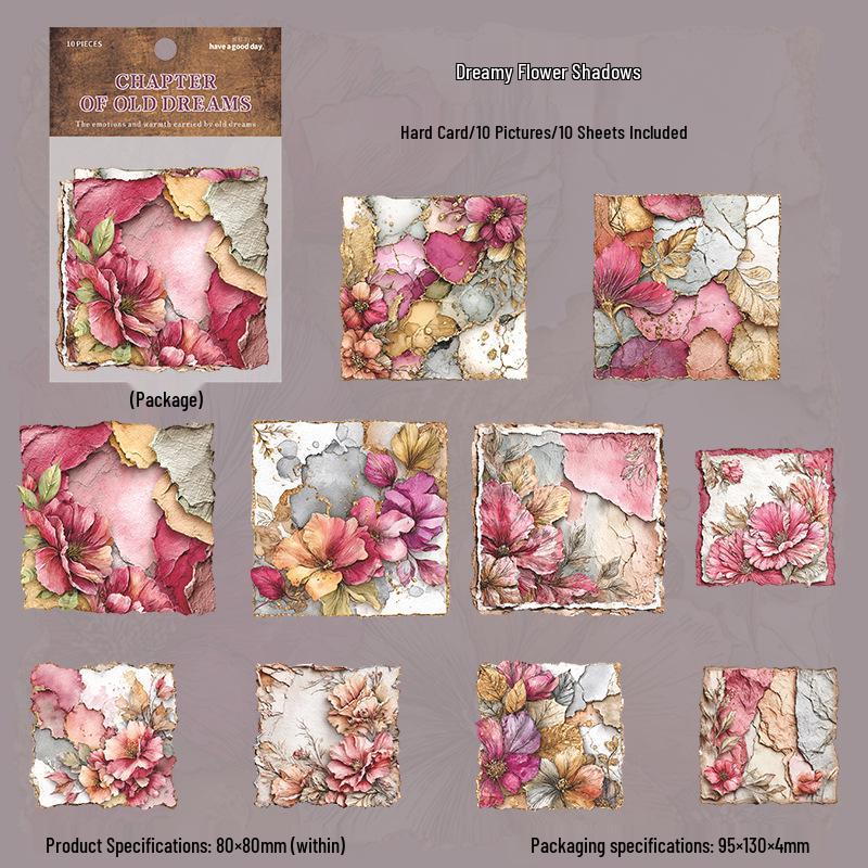 Beautiful Day Retro Landscape Sticker Pack: Journal & Collage Decor