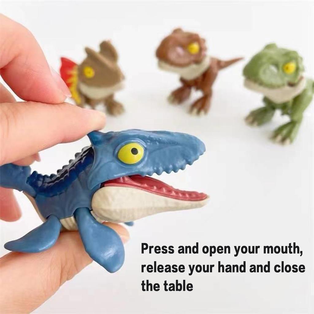 Mini Biting Dinosaur Finger Toys Parent-Child Interaction Finger Toy Jurassic Dinosaurs Biting Dino for Children's Day Gift