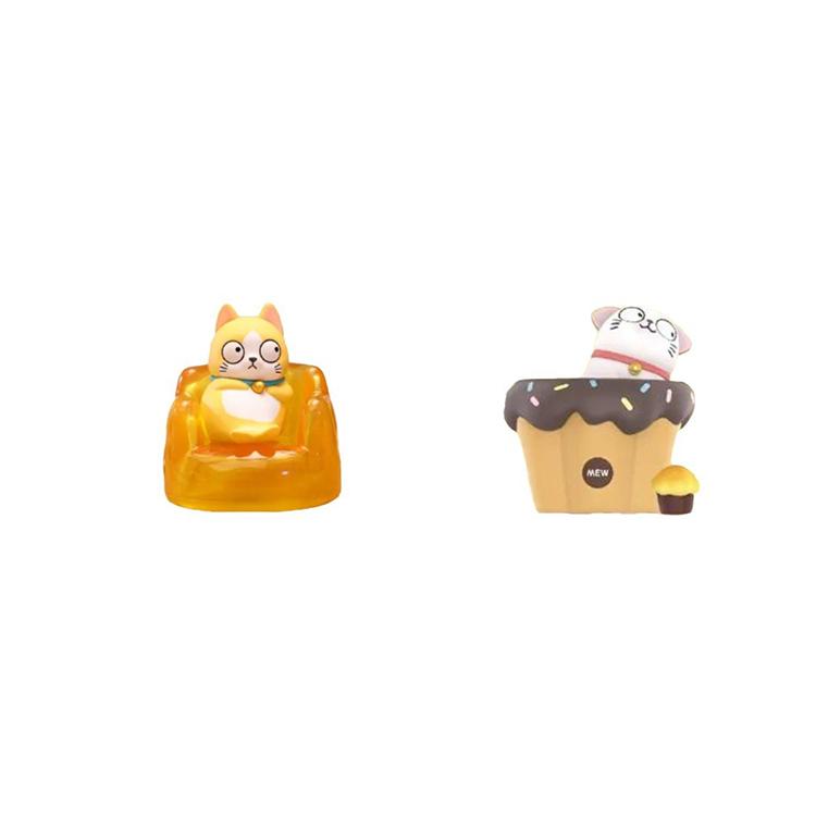 New POP MART Pop Mart IP Fish Meow Dessert Bed Collection Mystery Boxes Single Mystery Box/Full Box 12 Pcs 201000207