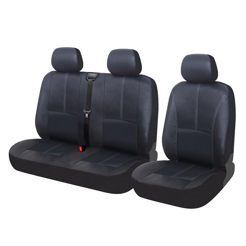 AUTOYOUTH 1+2 Seat Covers Car Seat Cover for Transporter for Ford Transit Van Truck Lorry for Renault for Peugeot for Opel Vivar