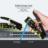 Multifunctional 6P 8P Wire Cable Crimper Stripper Cutter Pliers Network Cat5e Cat6 Cat7 Rj45 Pass EZ Crimping Tool Novelty Gift