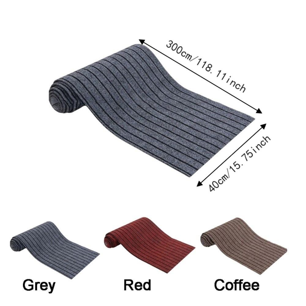 Non-slip Self-Adhesive Carpet Absorbent Cat Scratching Mat Striped Door Mat Stair