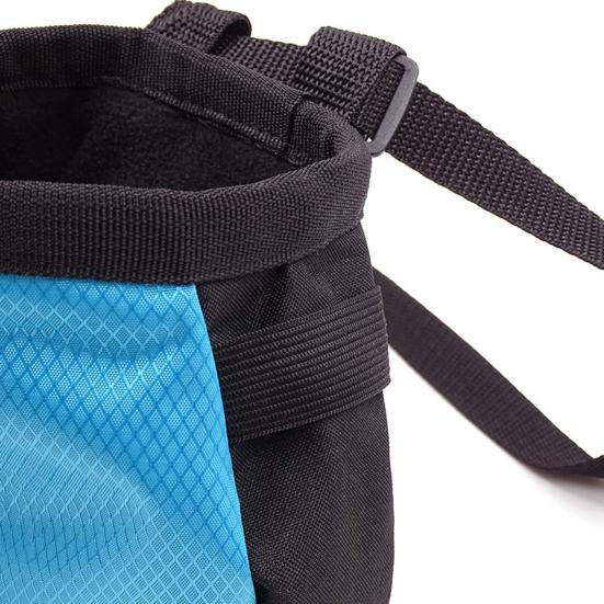 Adjustable Climbing Chalk Bag Waterproof Gear Chalk Bag Anti-slip Waist Hanging Chalk Bag Rock Climbing Bouldering Weightlifting Gymnastics Fitness