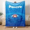 Ponyo Blanket Soft & Cozy Great for Picnics Office Sofa for All Occasions Warmthful Decor Ideal Gift For Birthday Valentine'S Day
