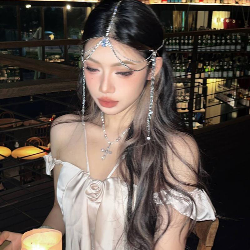 Ancient Style Elf Hair Accessories Multilayer Tassel Headwear For Women Girls Princess Tassel Hair Accessories
