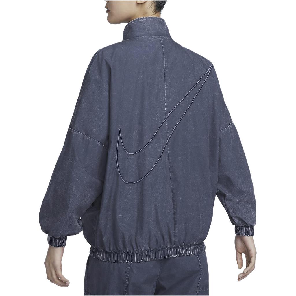 Nike Sportswear Essentials Stand Collar Zip-Up Long Sleeve Jacket Women Jackets Lightning-Blue HF6287-449