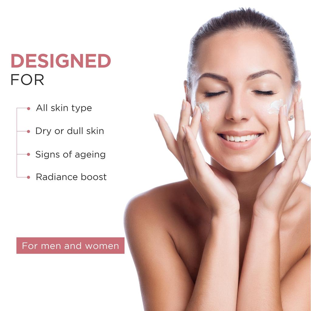 Oshea Herbals Rosemoist Face Moisturising Cream for Women & Men | Improves Skin Firmness & Radiance with 24 Hrs Moisturising | Enriched with Almond