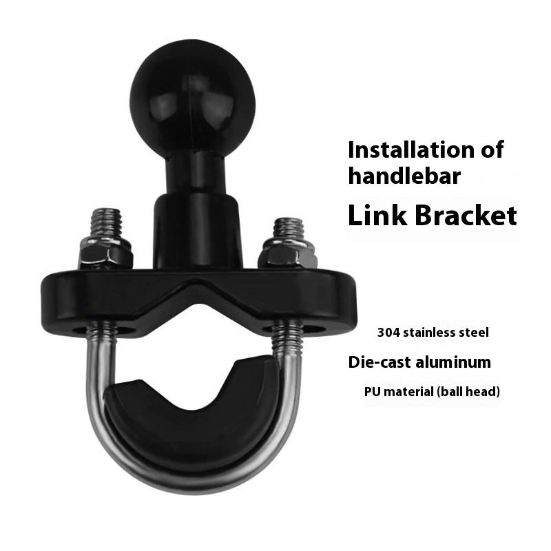 

Universal Ball Head Multi-Functional Metal Motorcycle Scooter Handlebar Phone Holder Mount Bracket