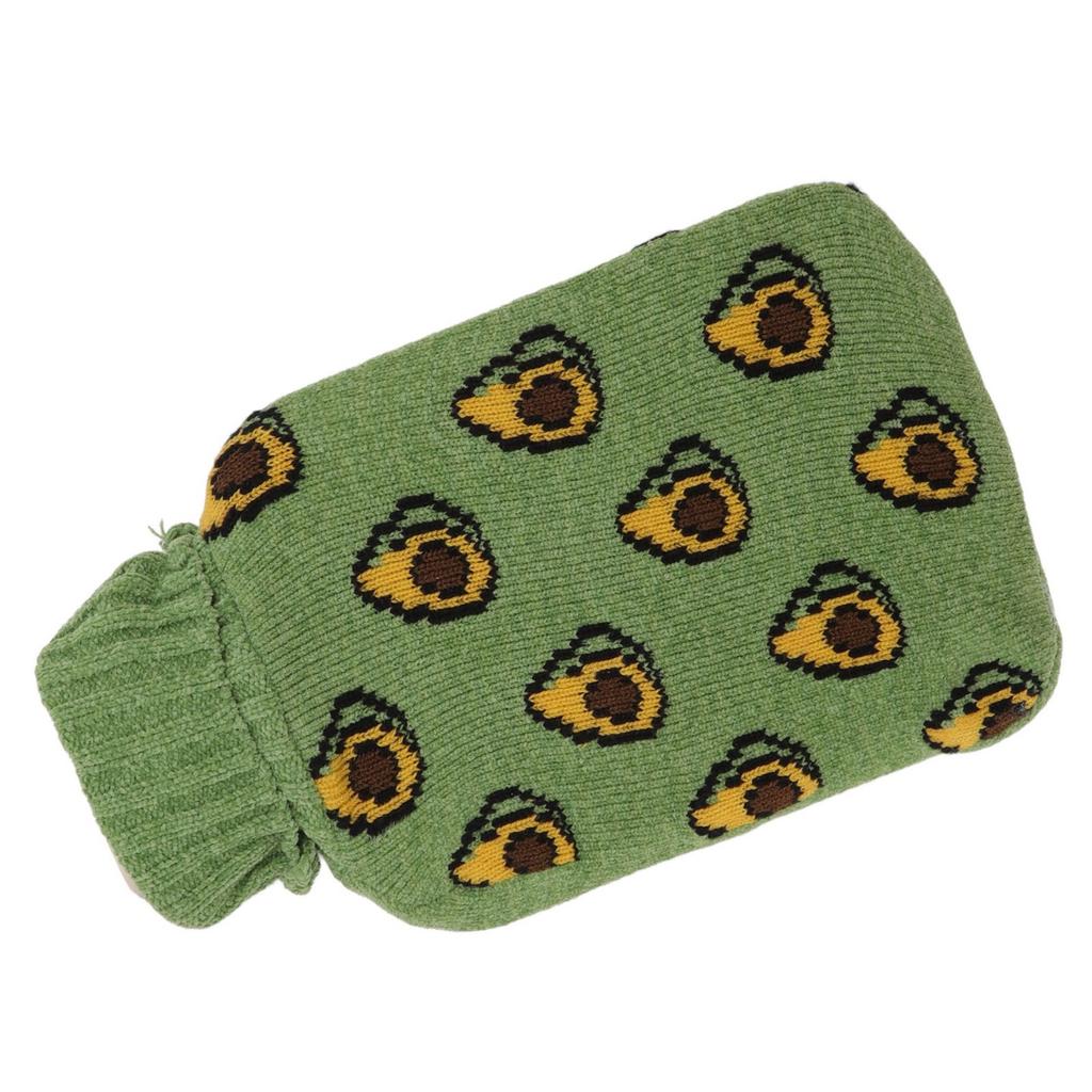 2000ML Hot Water Bottle Hot Water Bag with Soft Knitted Cover for Neck Shoulder Warm for Winter