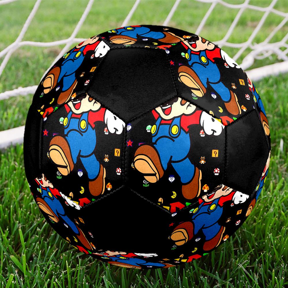 Mario Theme Size 5 Soccer Ball, Suitable for Both Indoor and Outdoor Matches, a Gift Suitable for Everyone.