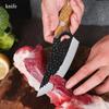 6 Inch Boning Knife Handmade Forged Cleaver Chef Knives Butcher Kitchen Knife Wood Handle Fishing Knife Gift Knife Cover