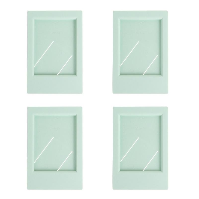 3Inch Minimalists Instantly Photo Frame Light ABS PP Materials Easy Installation For Desk Table Decorations 4pcs