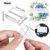 12pcs Acrylic Stands Clear Place Card Holder Table Number Stands Wedding Sign Holder Card Display Stand for Photo Office