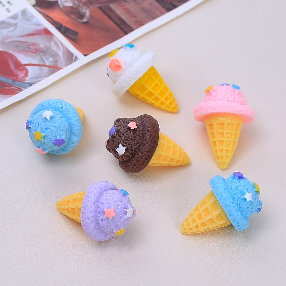 Colorful Star Ice Cream Cone DIY Resin Craft Kit