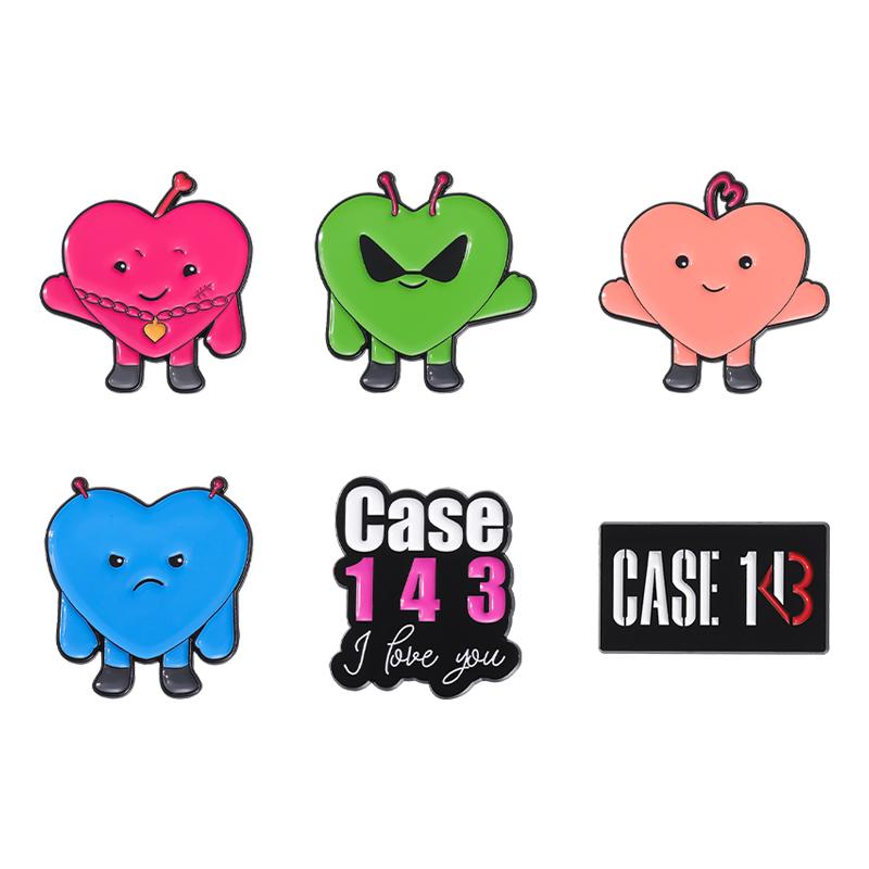 3-6 Pcs/set Anime TV Movies Enamel Pins Horror Movie Characters Brooches Lapel Badges Jewelry Gift for Fans Friends